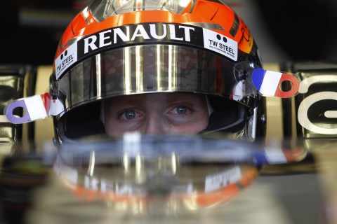 Grosjean najszybszy na mokrym Silverstone