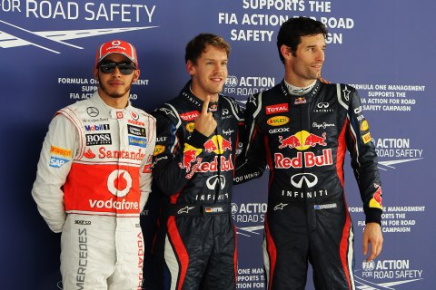 Vettel mimo błędu zdobywa pole position