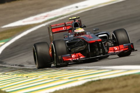 Hamilton znowu najszybszy na Interlagos