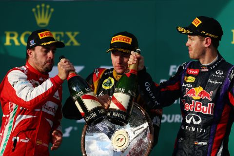 Raikkonen wygrywa pierwszy wyścig sezonu!