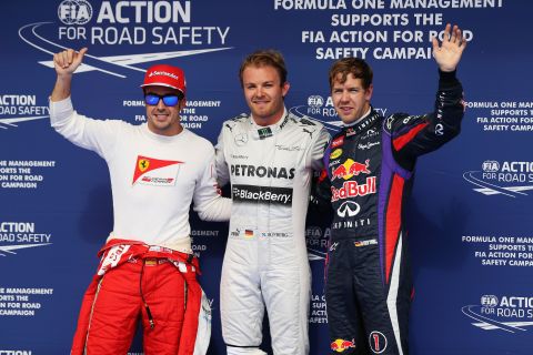 Rosberg zdobywa pole position dla Mercedesa