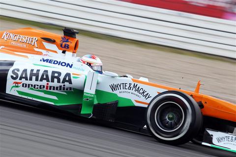 Słabsza forma Force India