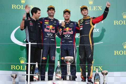 Red Bull ograł Grosjeana