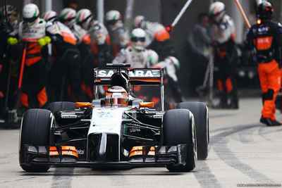 Force India walczy z ogumieniem