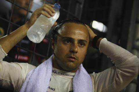 Massa: jechałem "jak babcia"