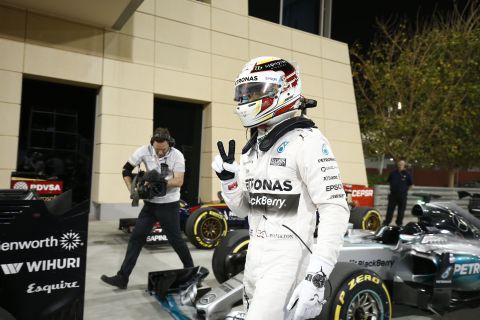 Hamilton: naciskałem i uczyłem się