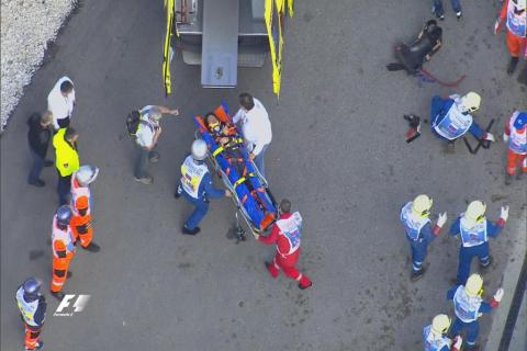 Wypadek Sainza miał siłę 46G
