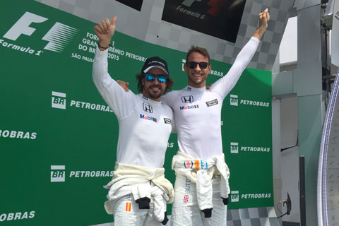 Kierowcy McLarena wskoczyli na podium