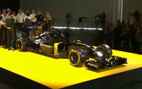 Renault prezentuje czarno-żółty bolid RS16