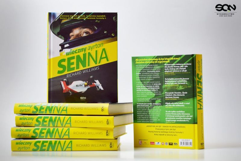 KONKURS: wygraj książkę "Wieczny Ayrton Senna"