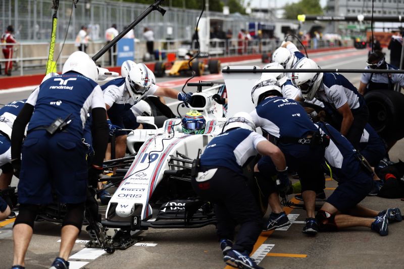 Massa awansował do Q3, Stroll odpadł w Q1