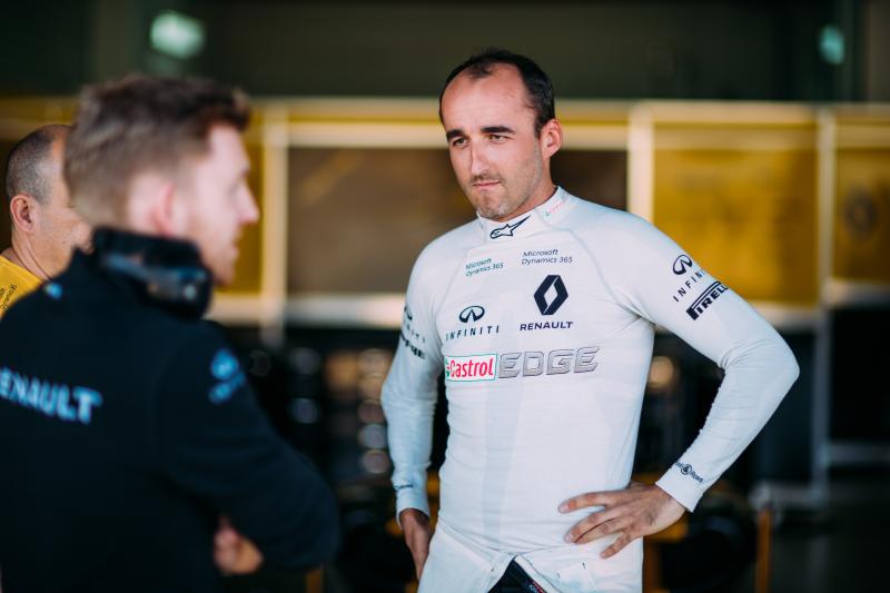 Permane: Kubica ma odpowiednie tempo