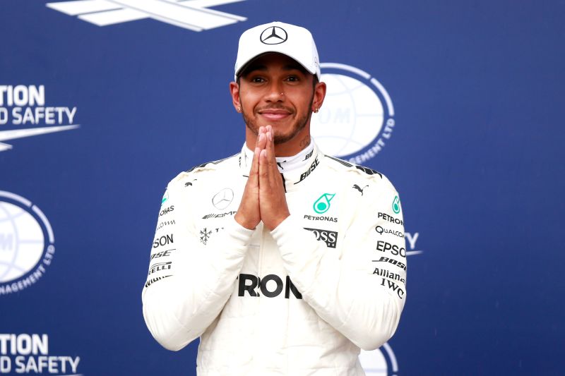 Hamilton jest wniebowzięty po zdobyciu 69. pole position w karierze