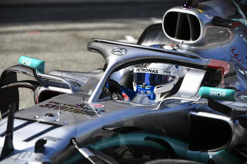 #2 trening: Bottas najszybszy, Hamilton z problemami