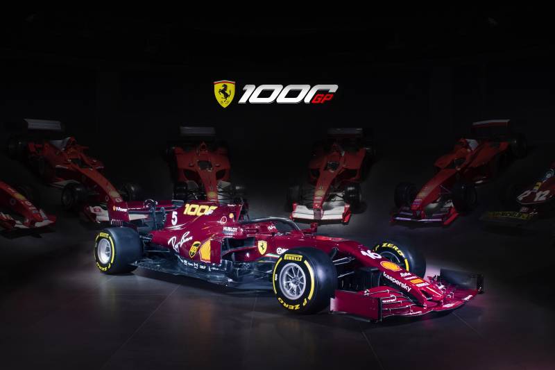 Ferrari zaprezentowało malowanie na swój 1000. wyścig w F1