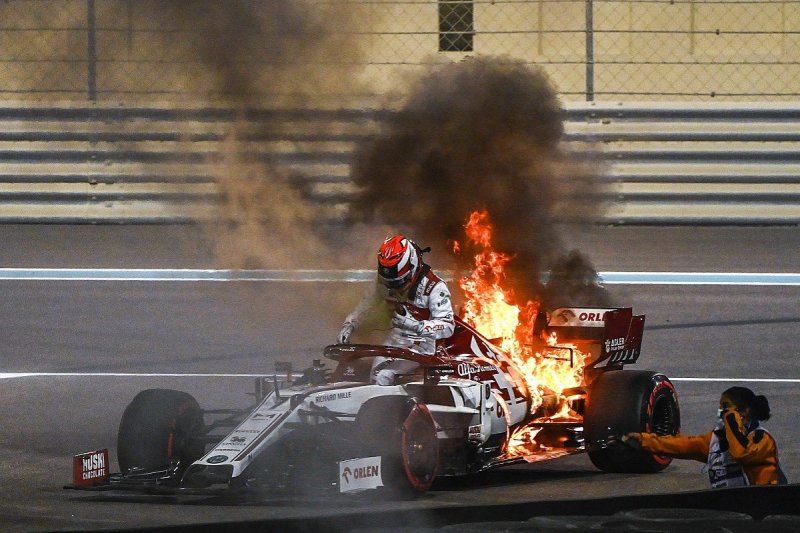 Raikkonen: w pożarze nie było nic strasznego
