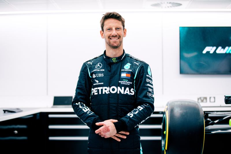 Grosjean podczas GP Francji poprowadzi bolid Mercedesa