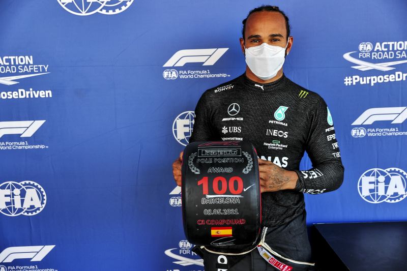 Hamilton nie może uwierzyć w zdobycie setnego pole position