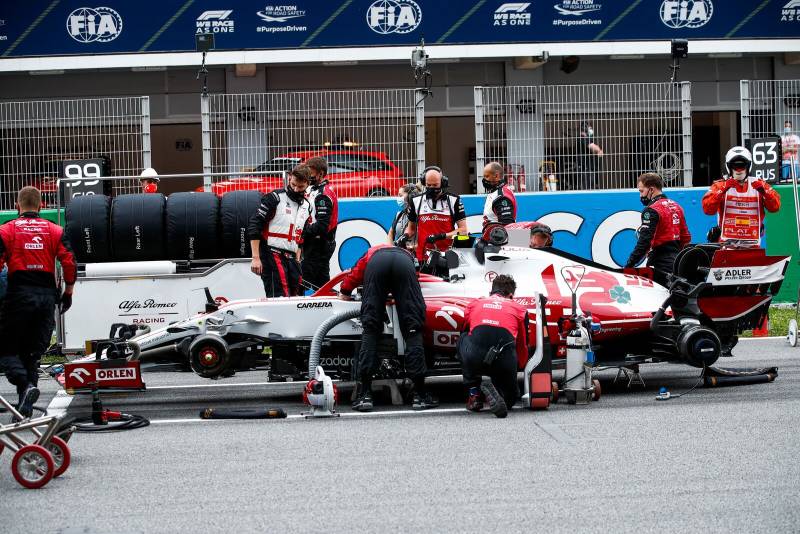 Alfa Romeo wyjaśniło zamieszanie podczas pit stopu Giovinazziego