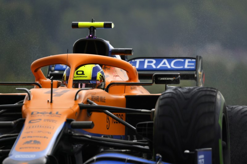 Lando Norris z karą przesunięcia na starcie 
