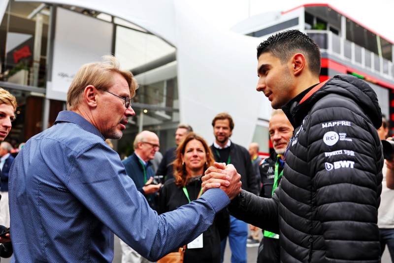 Ocon wzbudził na padoku sensację manewrem ala Hakkinen