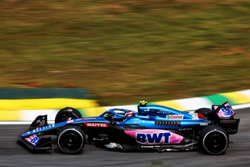 Ocon najszybszy przed sprintem na Interlagos