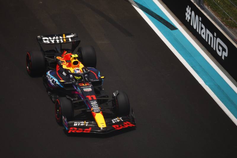 Perez wygrał kwalifikacje do GP Miami - Verstappen dopiero 9.