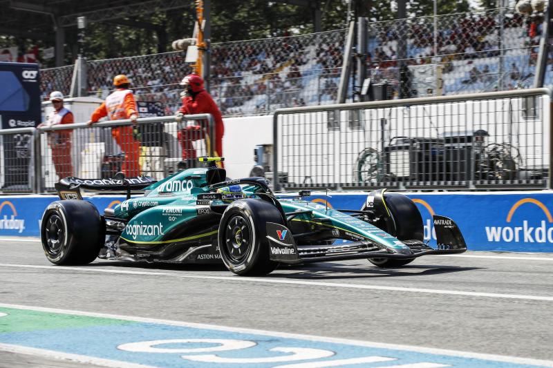 Alonso stracił tempo w Q3, Stroll z ostatnim rezultatem