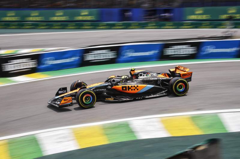 Lando Norris wygrał kwalifikacje przed sobotnim sprintem na Interlagos