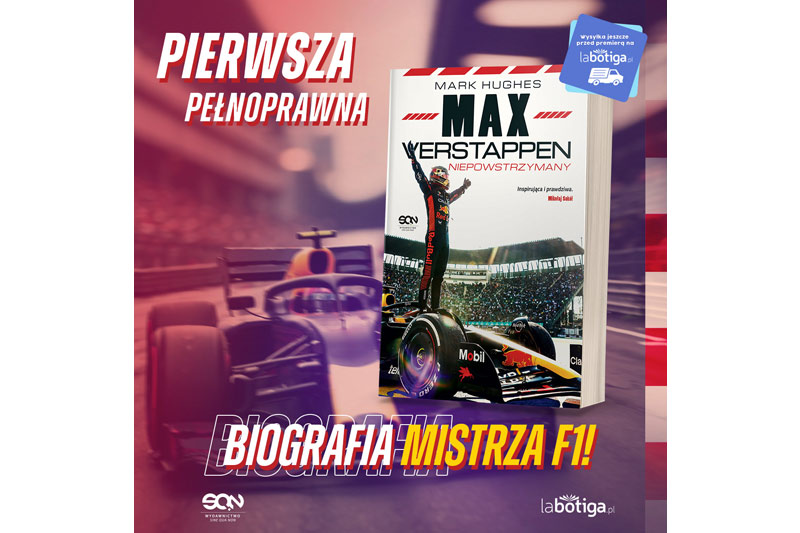 Max Verstappen oczami Marka Hughesa. Rusza przedsprzedaż książki