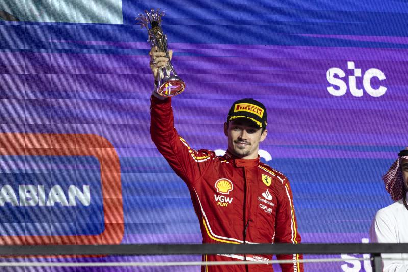 Leclerc na podium, ale to Bearman zbiera brawa