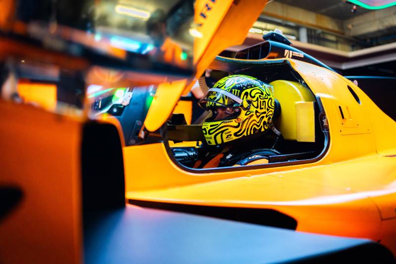 Norris poprowadził auto Hypercar McLarena