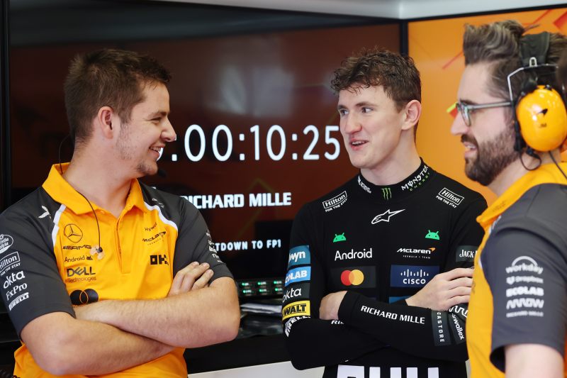 Dunne zrobił furorę swoim świetnym debiutem w treningu F1