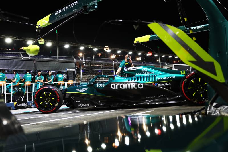Aston Martin nie utrzymał formy z piątku
