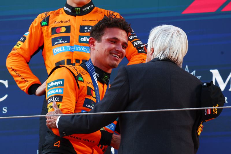 Bernie Ecclestone pojawił się na podium GP Austrii