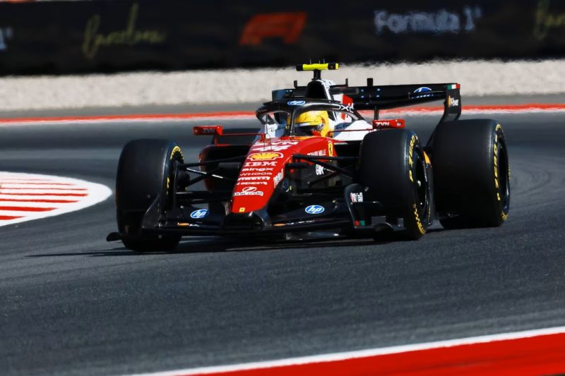 Popis Hamiltona i Ferrari w GP Barcelony-Katalonii! Kolejne starcie Mercedesów i awaria Antonellego!