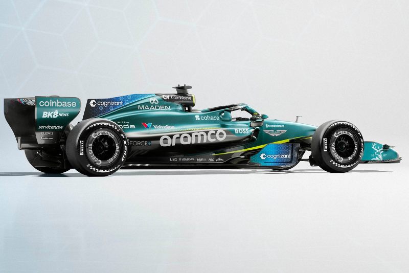 Aston Martin również odświeżył malowanie na GP USA