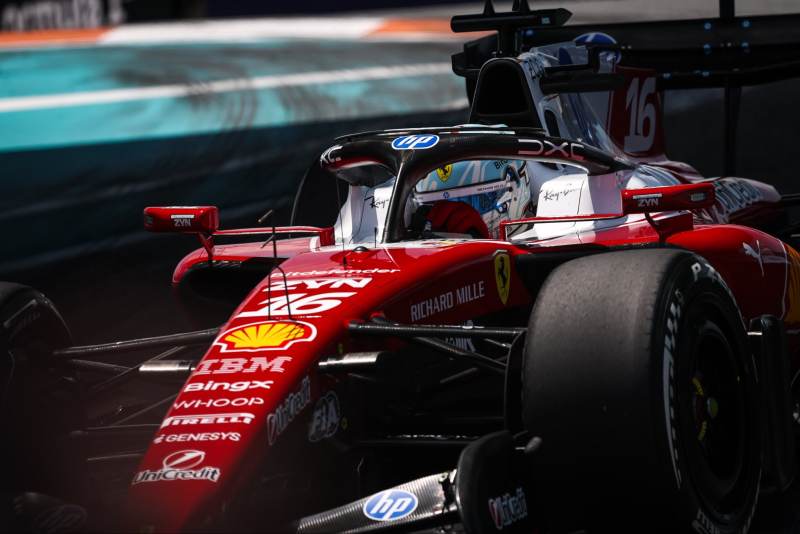 Leclerc najszybszy w jedynym treningu na torze w Miami