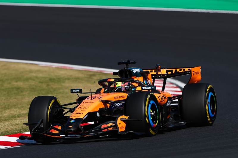 Piastri przed kierowcami Mercedesa w 2. treningu na Suzuce