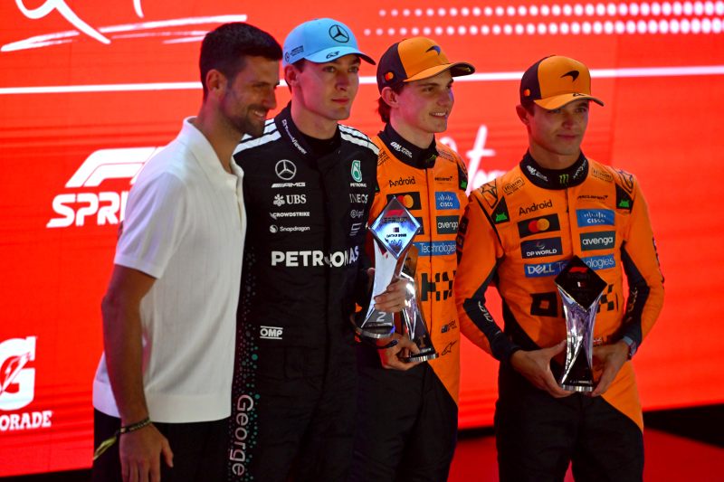 Russell i Norris wdali się w burzliwą dyskusję podczas pokwalifikacyjnych wywiadów