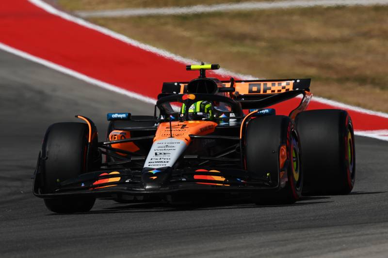 Hulkenberg przedzielił kierowców McLarena w jedynym treningu przed GP USA