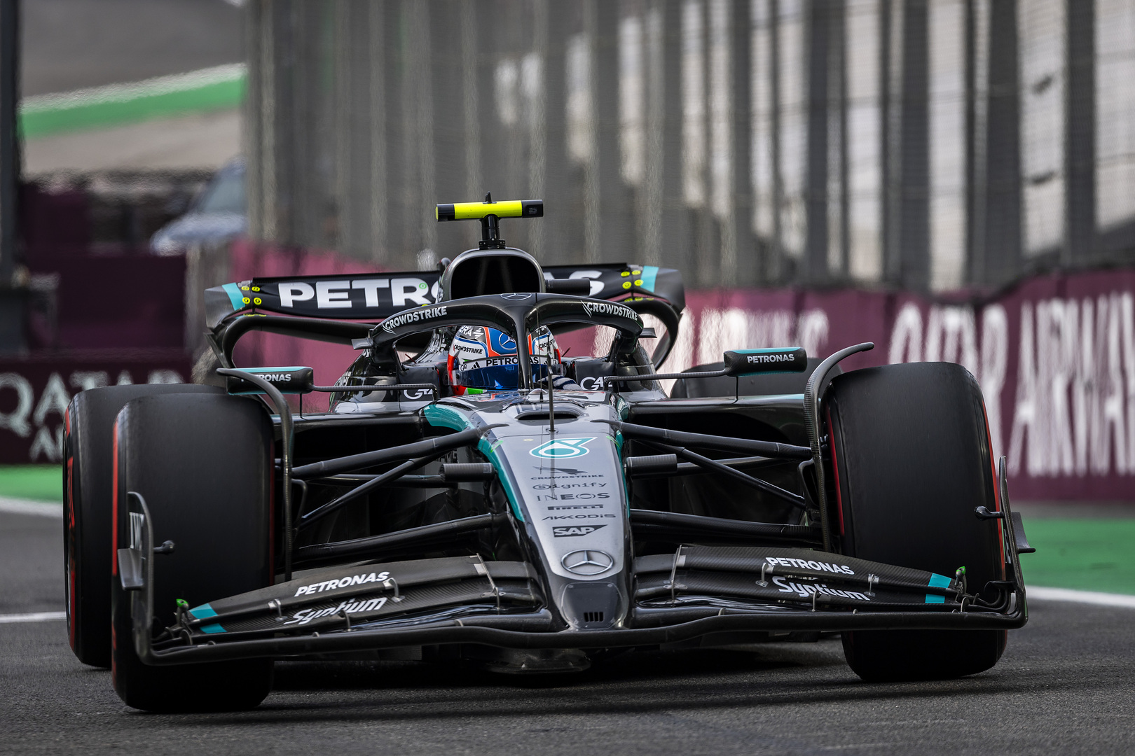 Drugie podium Antonellego w karierze, Mercedes umacnia się na drugim miejscu