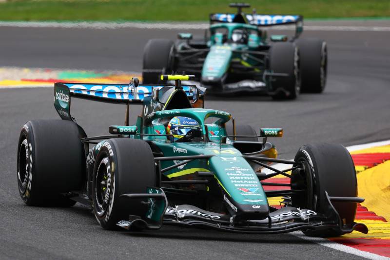 Alonso dwukrotnie zdublowany w Belgii