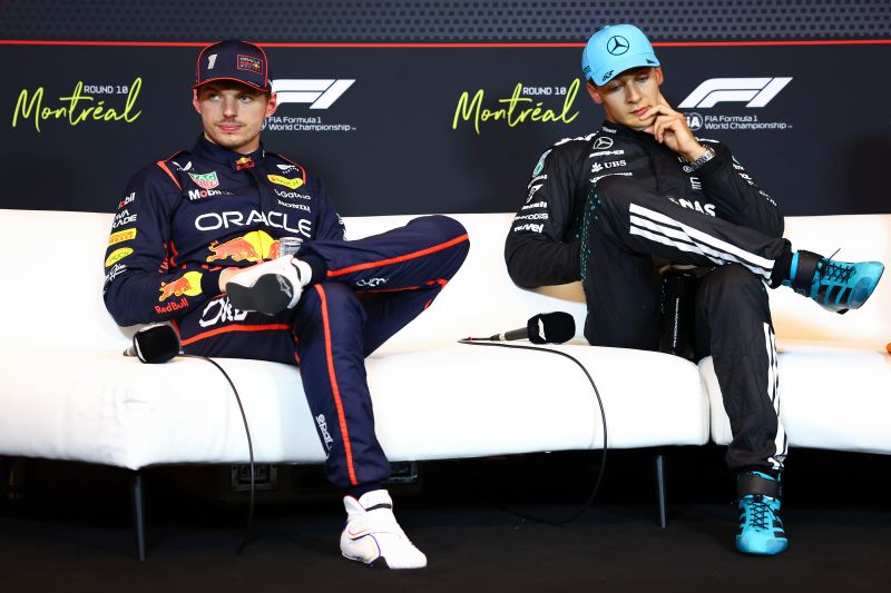 Verstappen znowu przegrał pojedynek o pole position z Russellem