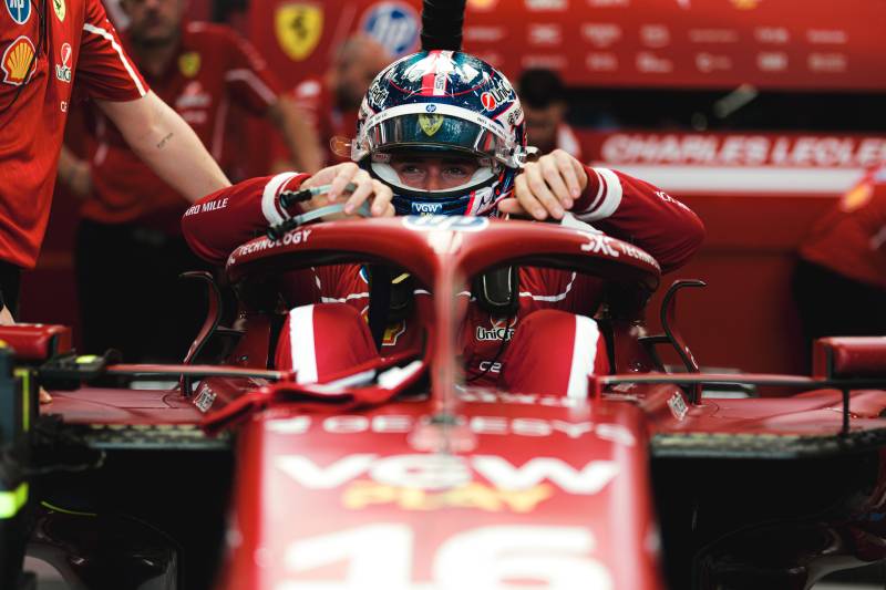Leclerc traci nadzieje na zywcięstwo Ferrari w tym sezonie