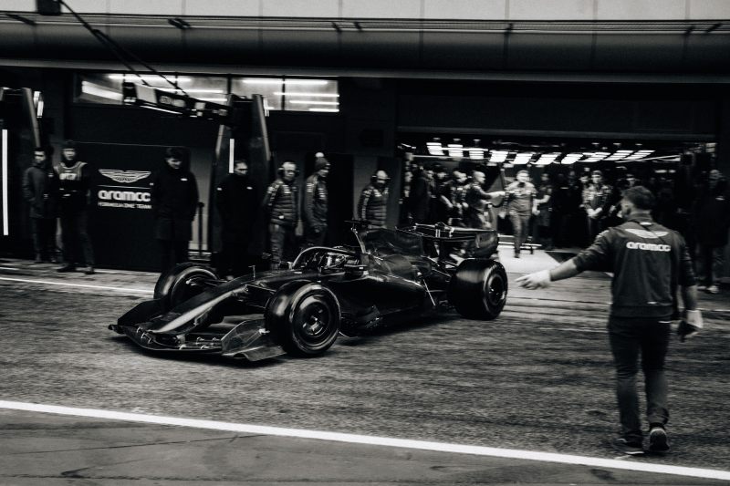 Bolid Astona Martina w końcu pojawił się na torze