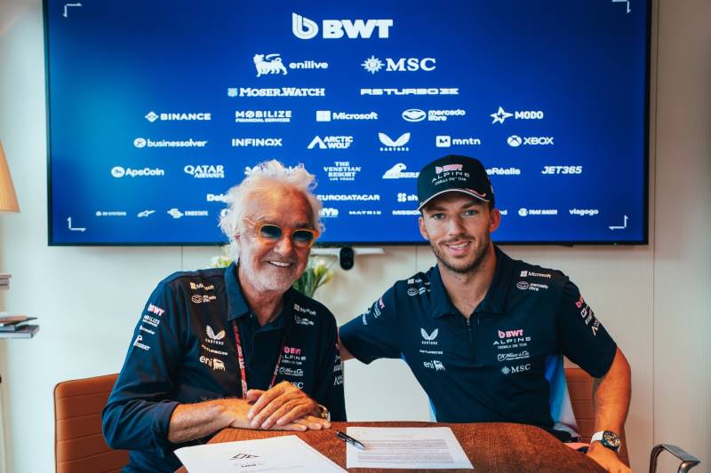 Alpine przedłużyło umowę z Gasly'm do 2028 roku