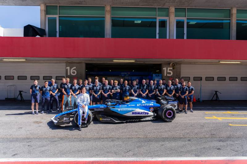 Jamie Chadwick poprowadziła bolid F1 Williamsa