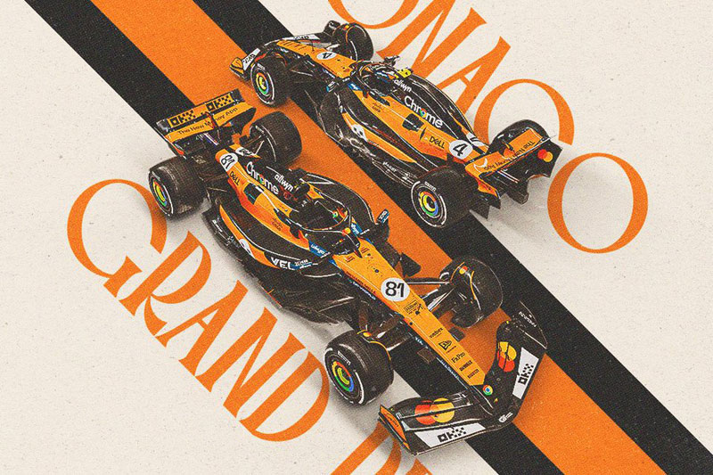 McLaren przygotował zmienione malowanie na GP Monako i GP Hiszpanii