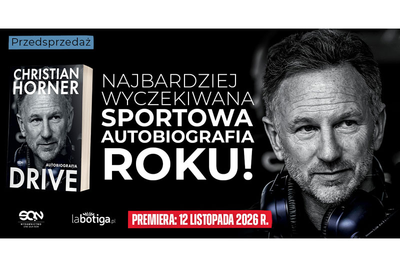 "Drive" Christiana Hornera. Rusza przedsprzedaż polskiego wydania autobiografii!